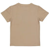 Jongens Shortsleeve MAIROLS241 van Little Levv in de kleur Taupe in maat 128.
