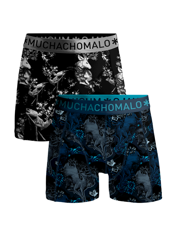 Muchachomalo Boys 2-pack shorts Man Deer