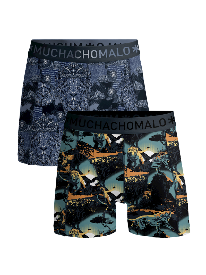 Muchachomalo Boys 2-pack shorts Man Lion