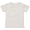 Jongens Shortsleeve MARKLS242 van Little Levv in de kleur AOP White Text in maat 128.