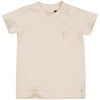 Meisjes Shortsleeve MELINLS241 van Little Levv in de kleur Ivory White in maat 128.