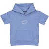 Jongens Shortsleeve Sweater MELLELS242 van Little Levv in de kleur Mid Blue in maat 128.