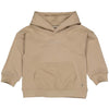 Jongens Hooded Sweater MICKLS241 van Little Levv in de kleur Taupe in maat 128.