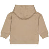 Jongens Hooded Sweater MICKLS241 van Little Levv in de kleur Taupe in maat 128.