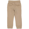 Jongens Sweatpants MILESLS241 van Little Levv in de kleur Taupe in maat 128.