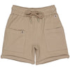 Jongens Short MITCHLS242 van Little Levv in de kleur Taupe in maat 128.