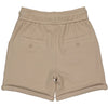 Jongens Short MITCHLS242 van Little Levv in de kleur Taupe in maat 128.
