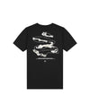 Jongens Malelions Junior Water Sign T-Shirt van Malelions in de kleur Black in maat 176.