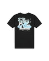 Jongens Malelions Junior Paradise T-Shirt van Malelions in de kleur Black in maat 176.