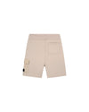 Jongens Malelions Junior Nylon Pocket Shorts van Malelions in de kleur Taupe in maat 176.