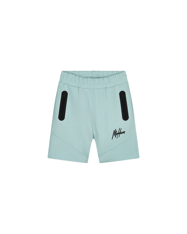 Jongens Malelions Junior Counter Shorts van Malelions in de kleur Sky Blue in maat 176.