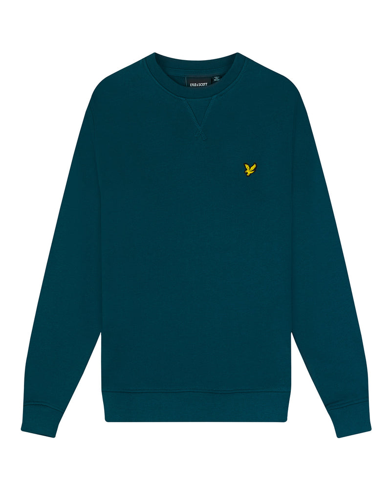 Jongens Crew Neck Sweatshirt van Lyle & Scott in de kleur Apres Navy in maat 170-176.