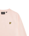 Jongens Crew Neck Sweatshirt van Lyle & Scott in de kleur X595 Cloud Pink in maat 170-176.