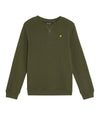 Jongens Crew Neck Sweatshirt van Lyle & Scott in de kleur X848 Deep Depths in maat 170-176.