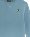 Jongens Crew Neck Sweatshirt van Lyle & Scott in de kleur X861 Ocean Sky in maat 170-176.