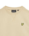 Jongens Crew Neck Sweatshirt van Lyle & Scott in de kleur Z151 Stone in maat 170-176.