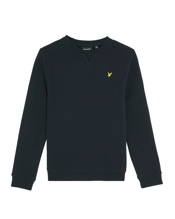 Jongens Crew Neck Sweatshirt van Lyle & Scott in de kleur Z271 Dark Navy in maat 170-176.