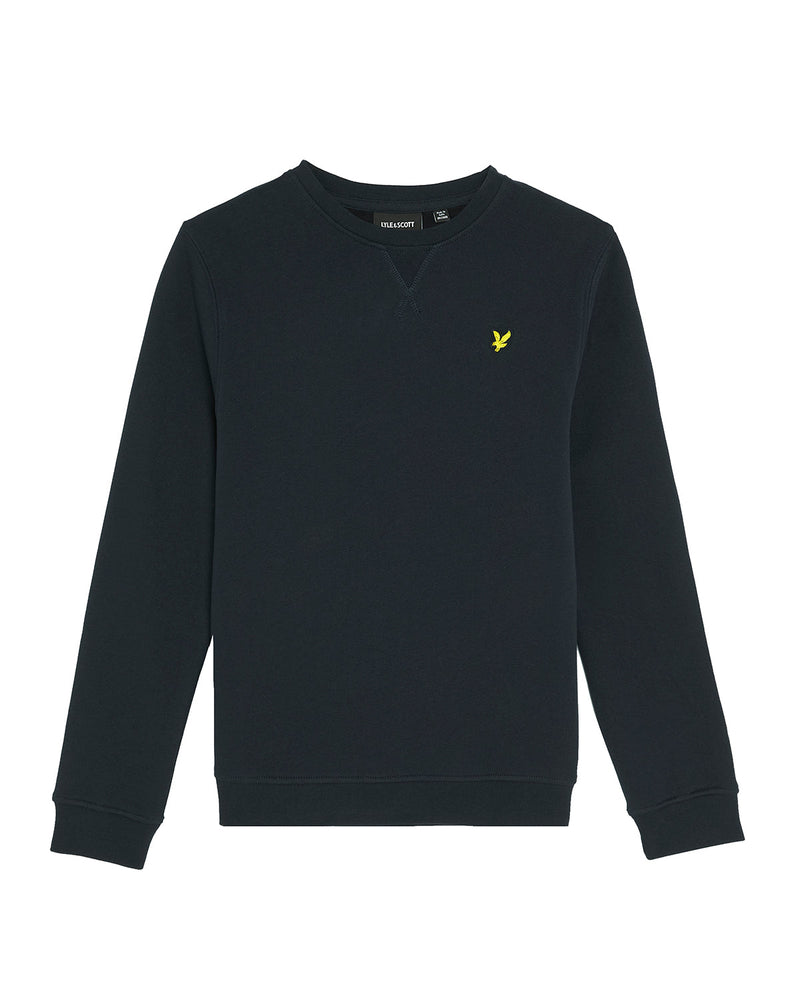 Jongens Crew Neck Sweatshirt van Lyle & Scott in de kleur Z271 Dark Navy in maat 170-176.
