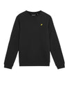 Jongens Crew Neck Sweatshirt van Lyle & Scott in de kleur Z865 Jet Black in maat 170-176.