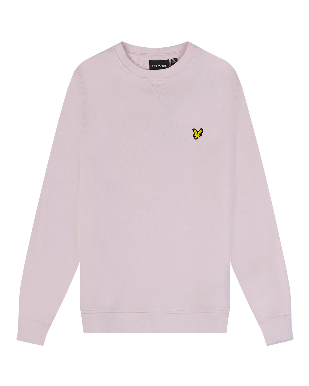Jongens Crew Neck Sweatshirt van Lyle & Scott in de kleur Light Pink in maat 170-176.
