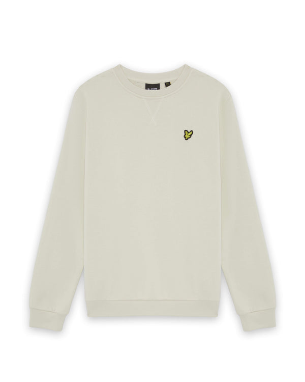 Jongens Crew Neck Sweatshirt van Lyle & Scott in de kleur W503 Putty in maat 170-176.