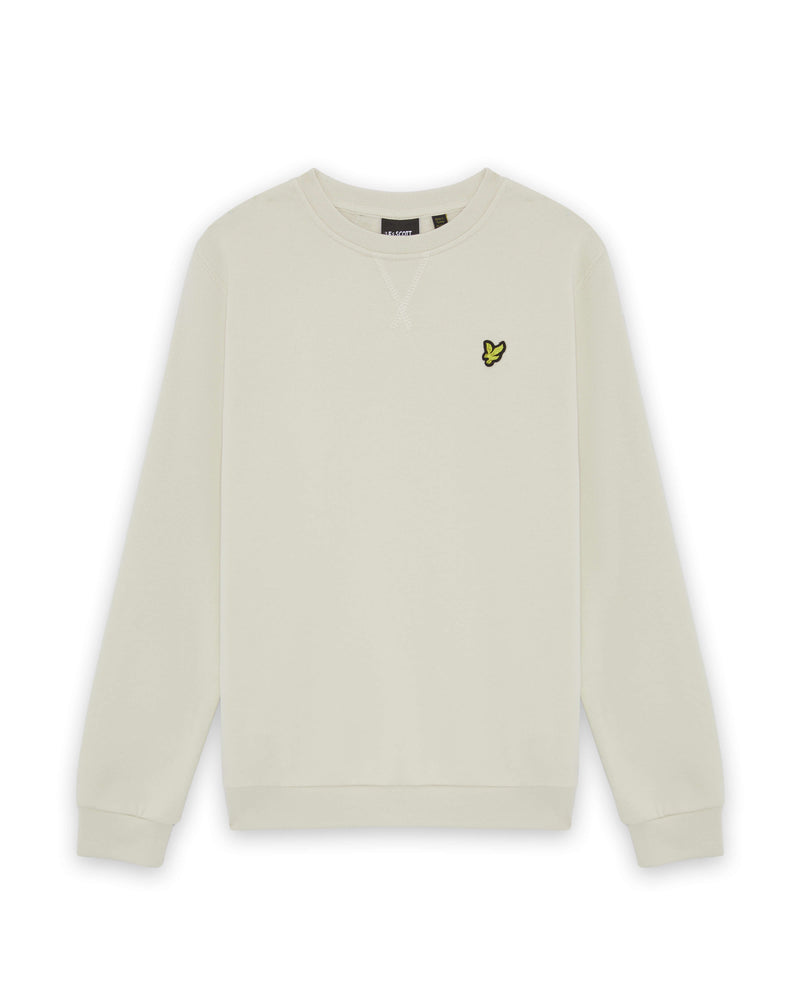 Jongens Crew Neck Sweatshirt van Lyle & Scott in de kleur W503 Putty in maat 170-176.