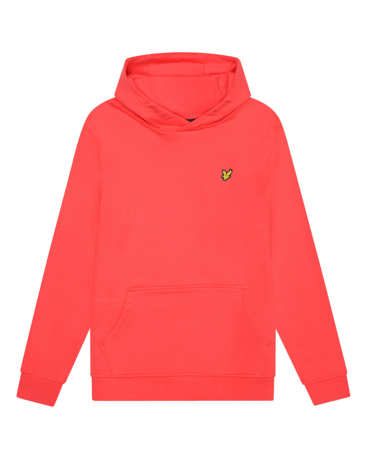 Jongens Pullover Hoodie van Lyle & Scott in de kleur Radical Coral in maat 170-176.