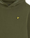 Jongens Pullover Hoodie van Lyle & Scott in de kleur X848 Deep Depths in maat 170-176.