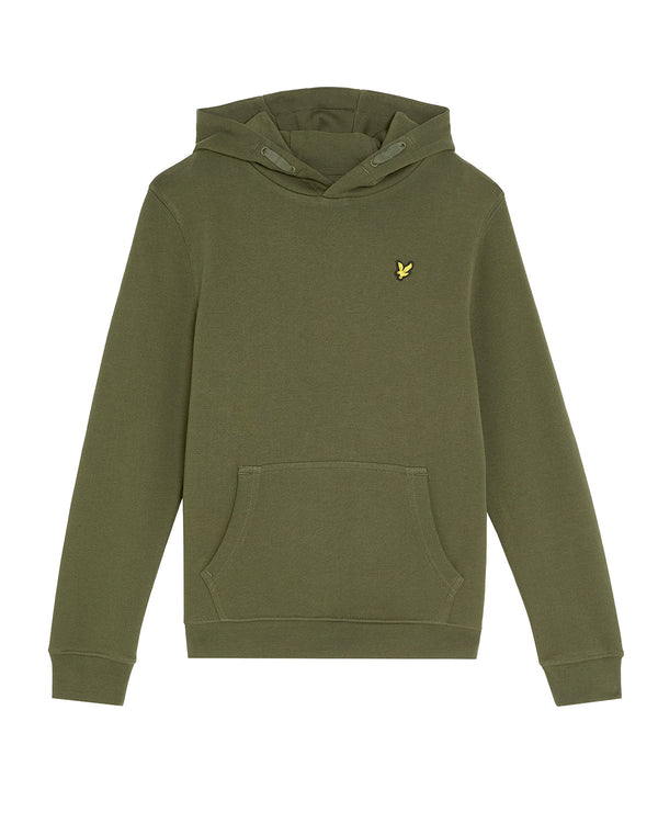 Jongens Pullover Hoodie van Lyle & Scott in de kleur X848 Deep Depths in maat 170-176.