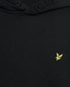 Jongens Pullover Hoodie van Lyle & Scott in de kleur Z865 Jet Black in maat 170-176.