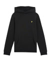 Jongens Pullover Hoodie van Lyle & Scott in de kleur Z865 Jet Black in maat 170-176.