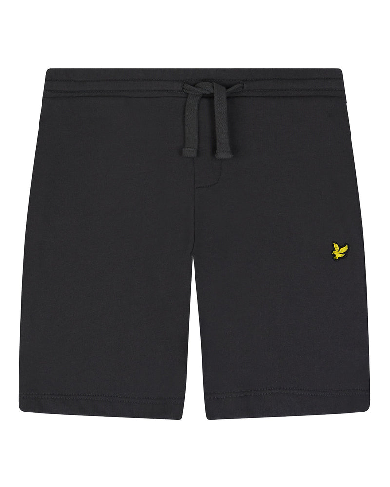 Jongens Sweat Short van Lyle & Scott in de kleur W635 Gunmetal in maat 170-176.