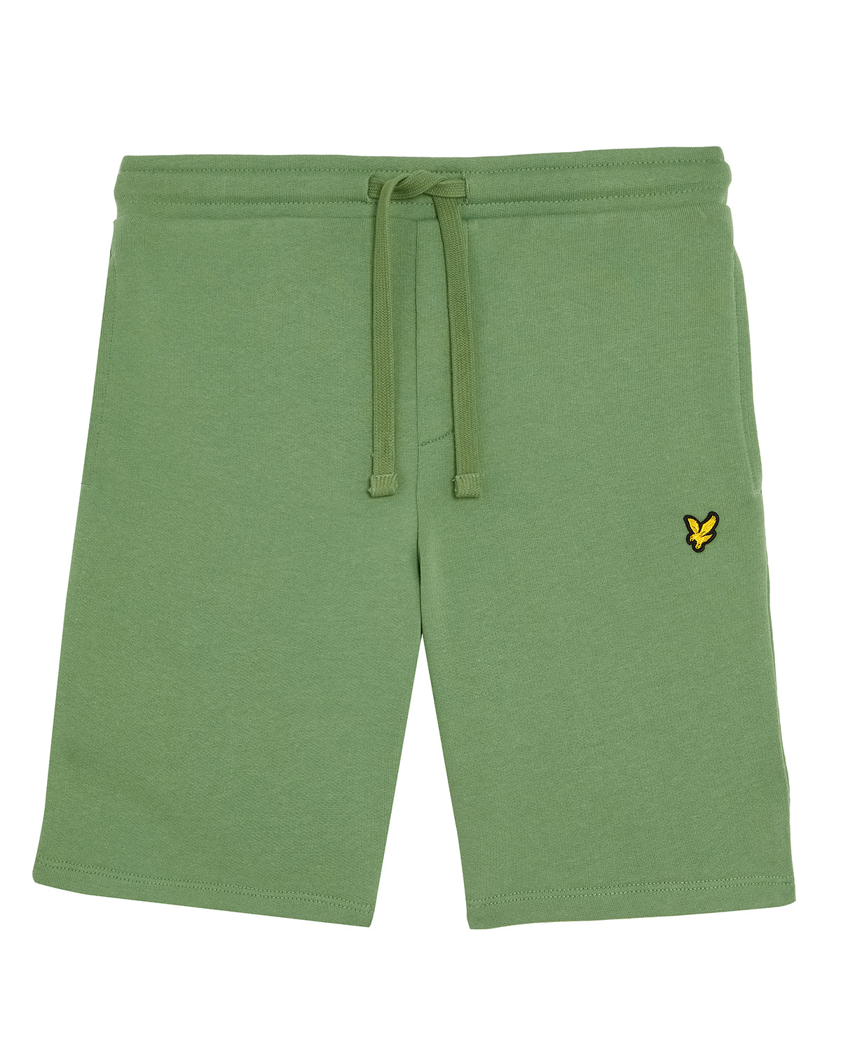 Jongens Sweat Short van Lyle & Scott in de kleur X576 Smoke Green in maat 170-176.