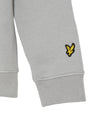 Jongens Script Crew Neck Sweatshirt van Lyle & Scott in de kleur X570 Grey Mirage in maat 170-176.
