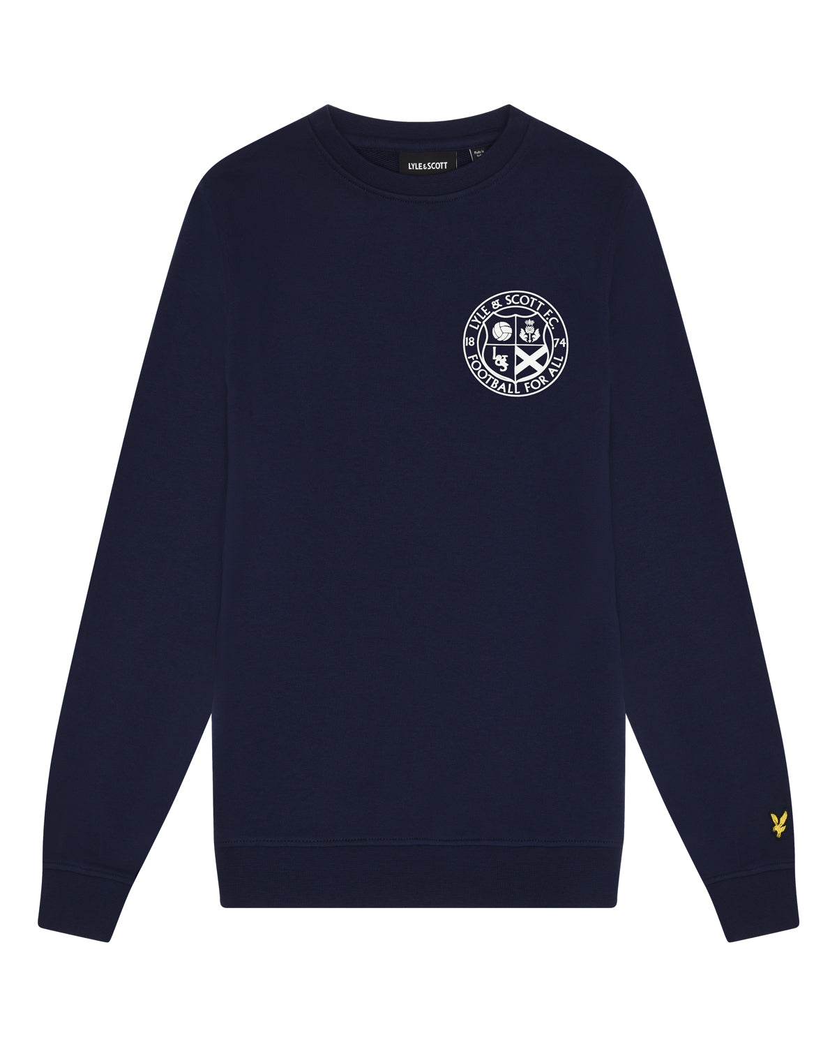 Lyle & Scott Football Logo Crew Neck Sweatshirt