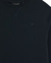 Jongens Tonal Crew Neck Sweatshirt van Lyle & Scott in de kleur Z271 Dark Navy in maat 170-176.