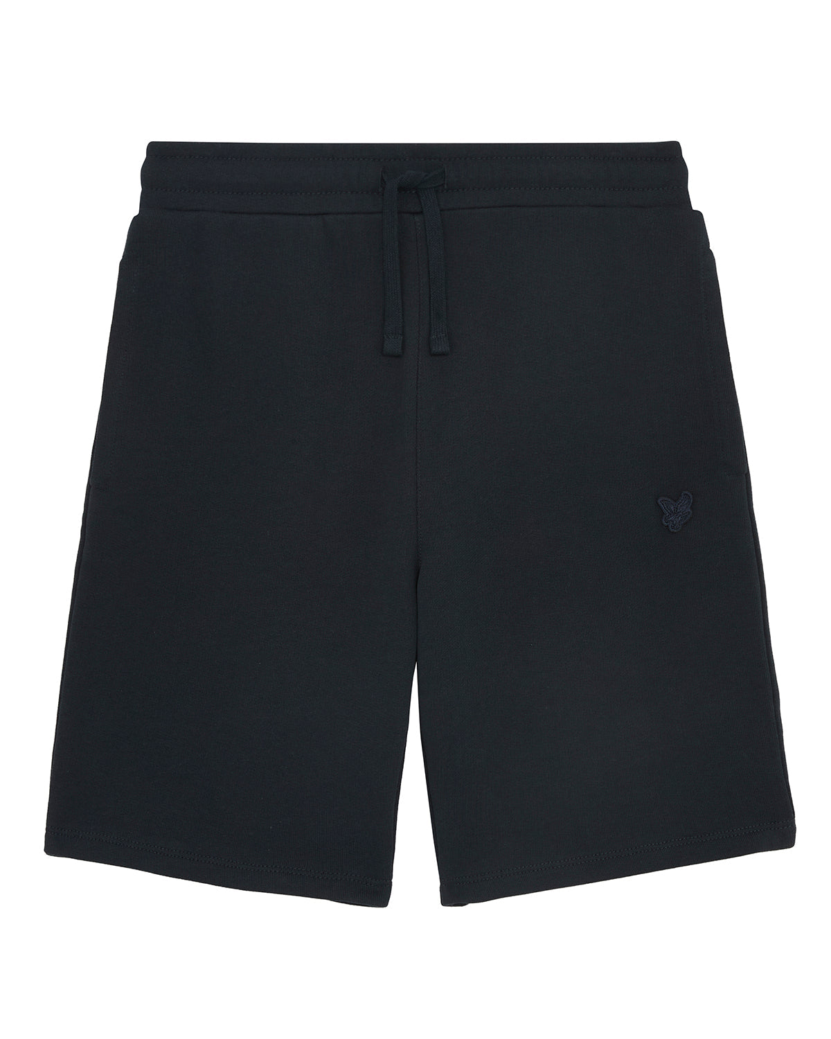 Jongens Tonal Sweat Short van Lyle & Scott in de kleur Z271 Dark Navy in maat 170-176.