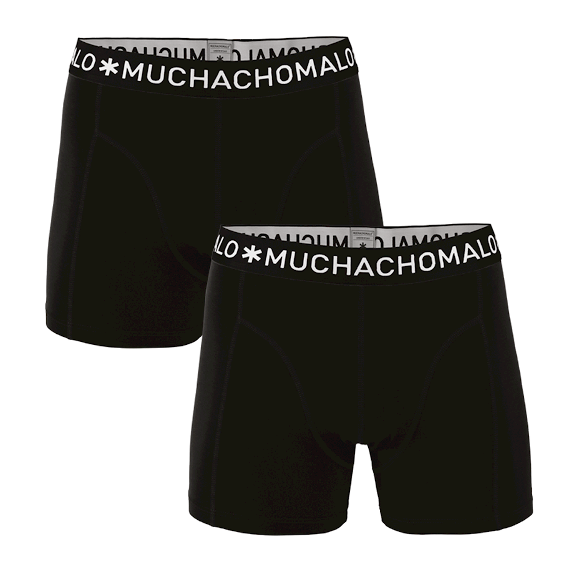 Muchachomalo Boxer 2-pack Solid black