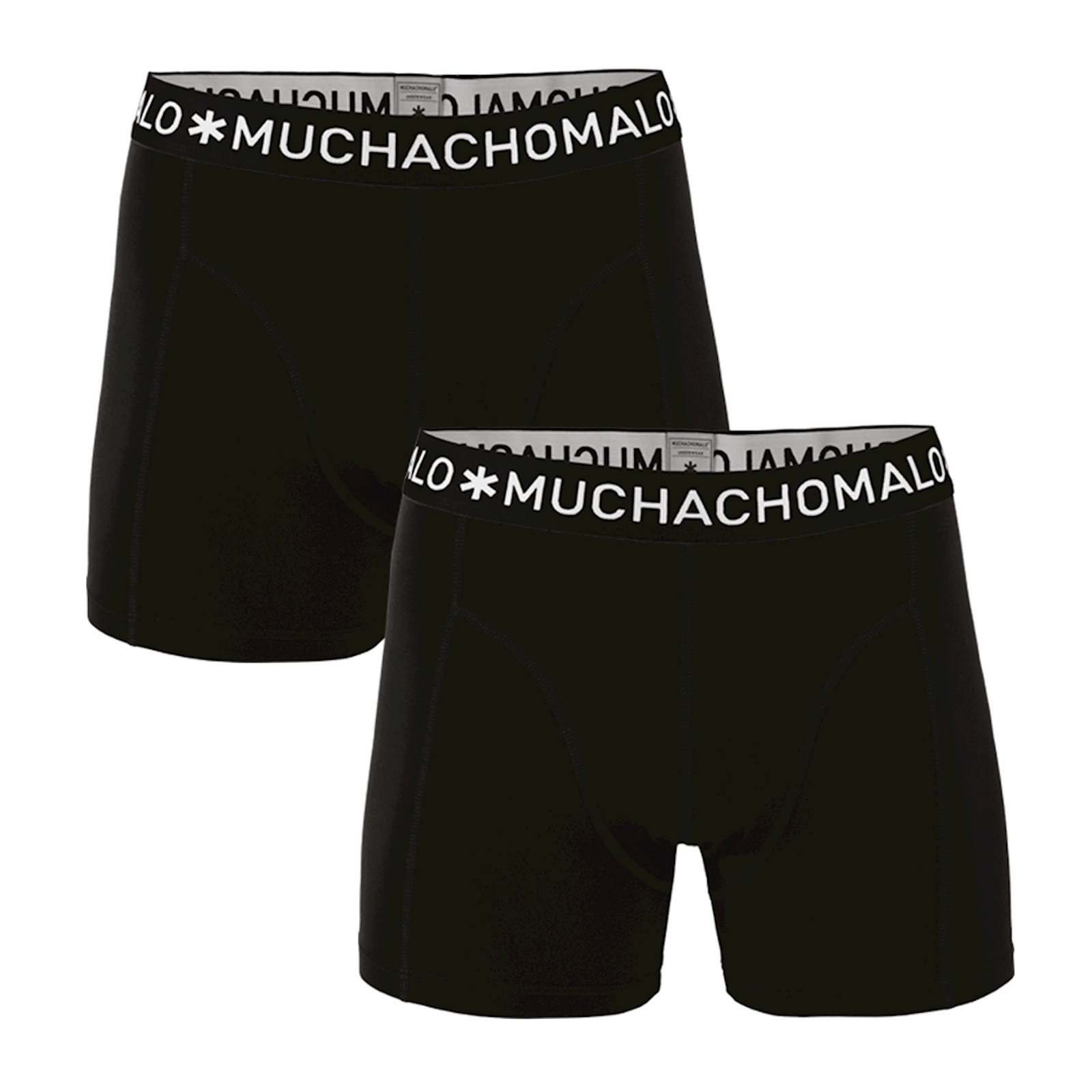 Muchachomalo Boxer 2-pack Solid black