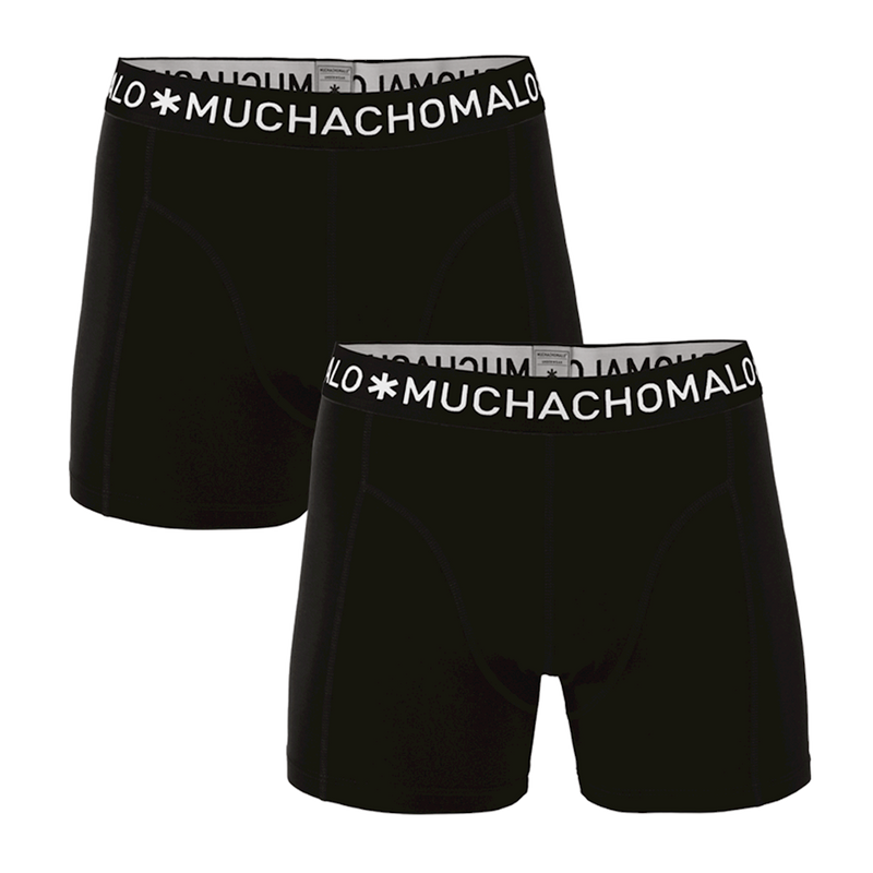 Muchachomalo Boxer 2-pack Solid black