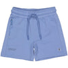 Jongens Sweatshort MYLOLS242 van Little Levv in de kleur Mid Blue in maat 128.