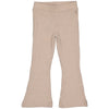 Meisjes Flairpants MYRTHELS241 van Little Levv in de kleur Taupe in maat 128.