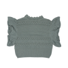 Baje Studio Mayfair knitted spencer greyish blue