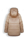 NoNo Baybee girls hooded mid long satin jacket