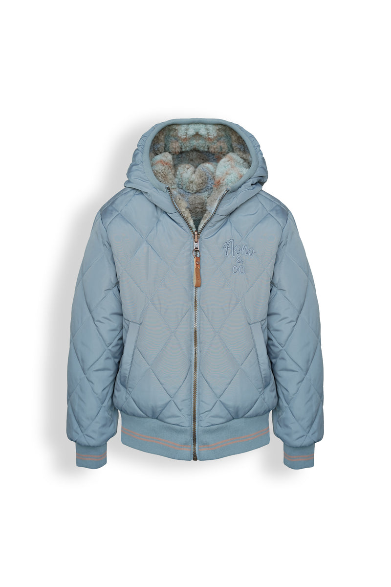 NoNo Bomby reversible girls hooded jacket