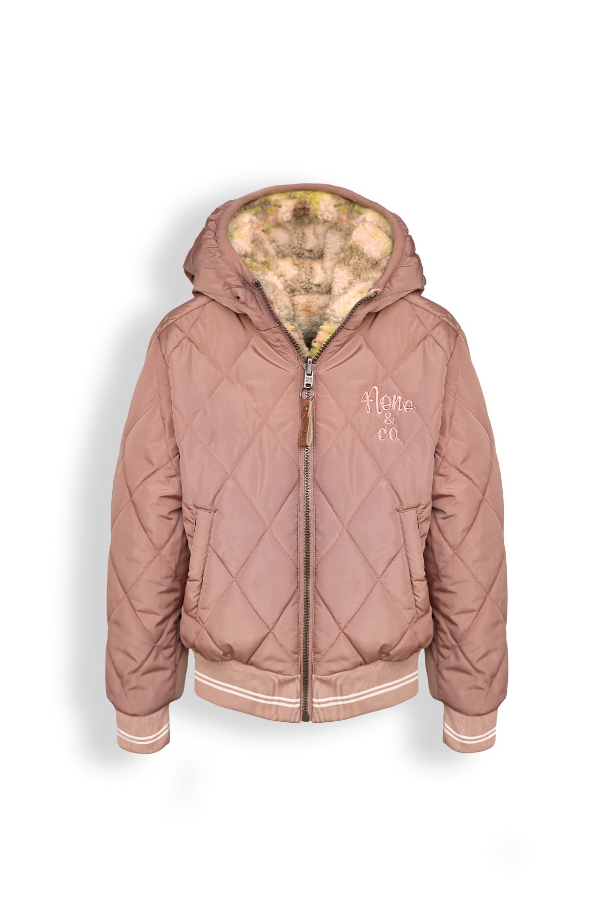 NoNo Bomby reversible girls hooded jacket