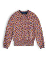 Meisjes Taya girls blouse pink van NoNo in de kleur Sunset Pink in maat 134-140.