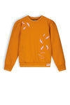 Meisjes Kate girls sweater van NoNo in de kleur Intense Gold in maat 134-140.