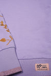 Meisjes Kumy girls hooded sweater van NoNo in de kleur Galaxy Lilac in maat 134-140.
