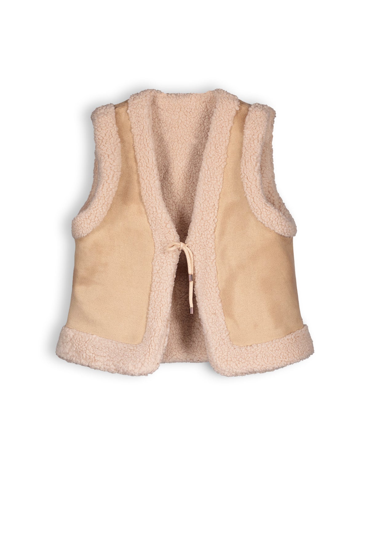 NoNo Kalia girls reversible gilette sand